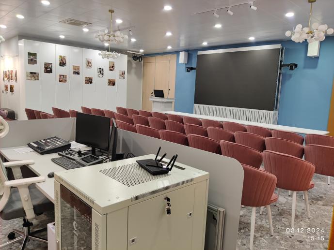 Оснащение конференц-зала в Центральной библиотеке города Пушкин