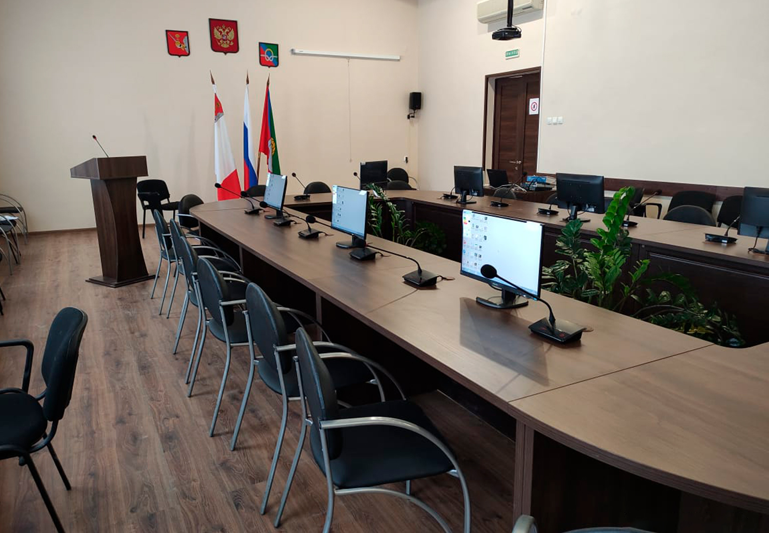 «Викинг» осуществил модернизацию конференц-зала администрации Бабаевского муниципального района Вологодской области